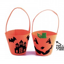 Halloween Nonwoven Candy Bag Pumpkin Bucket 